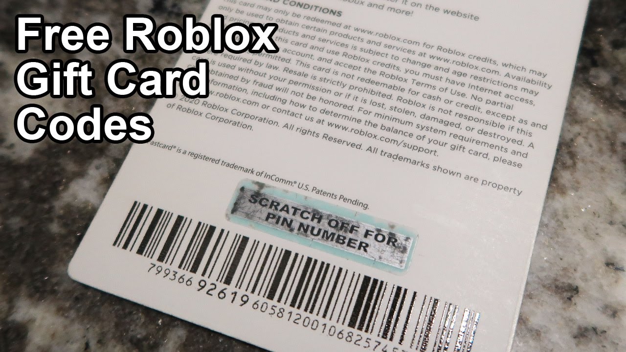 Free Roblox Gift Card Codes 2023 - #26 